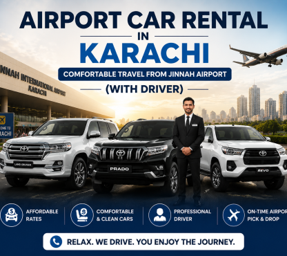 Airport Car Rental in Karachi – Comfortable Travel from Jinnah Airport