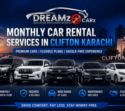 Monthly Car Rental Services in Clifton Karachi