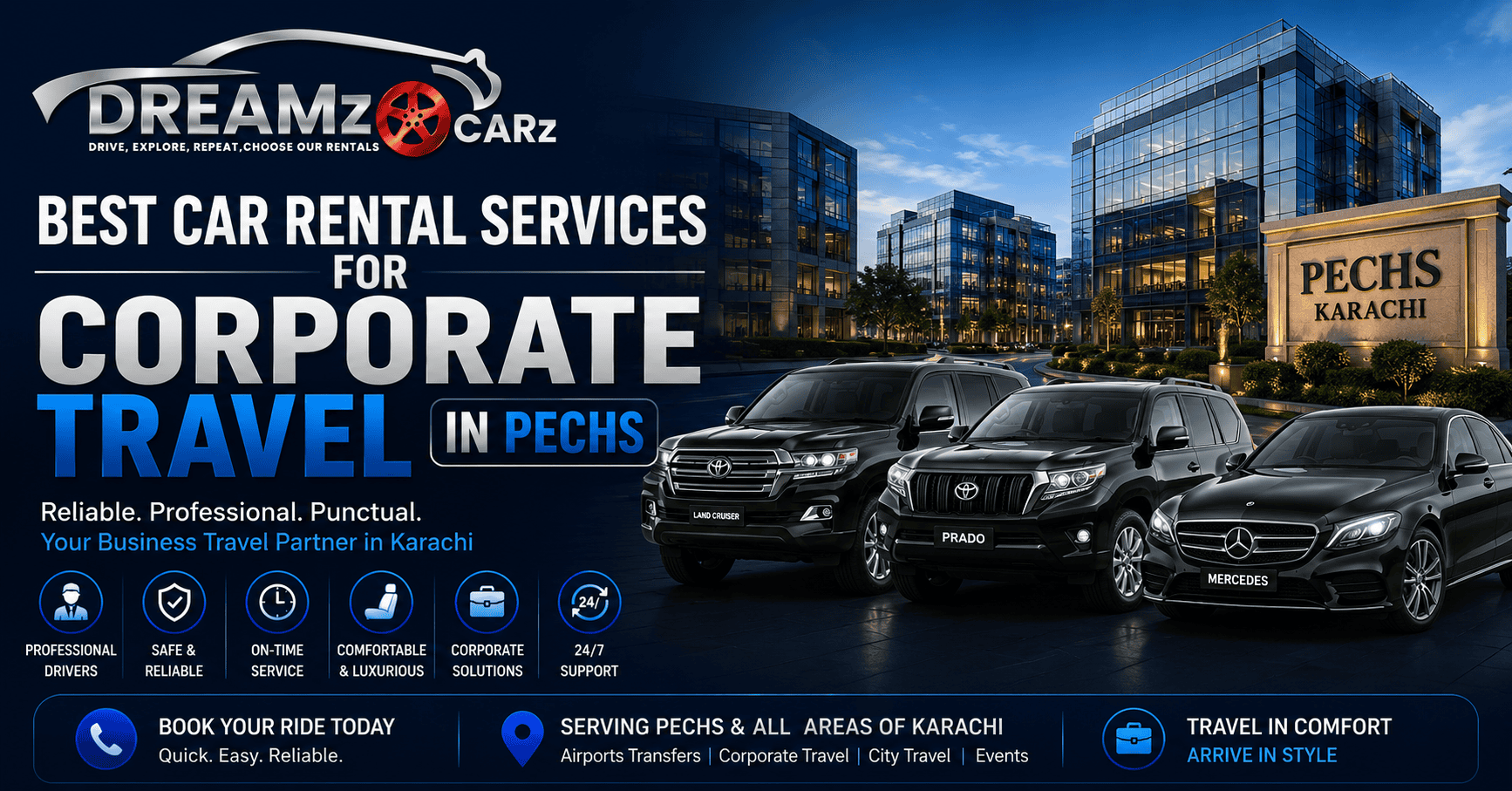 Why Travelers Choose Airport Car Rental Services in Karachi