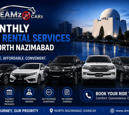 Monthly Car Rental Services in North Nazimabad