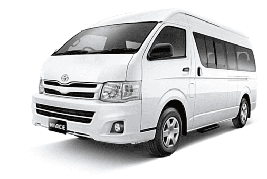 Toyota Hiace van for rent – Ideal for groups