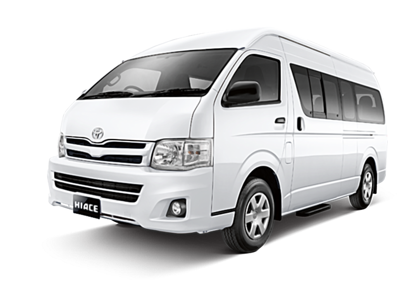 Toyota Hiace van for rent – Ideal for groups