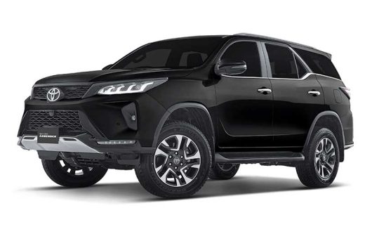 Rent the premium Toyota Fortuner Legender from Dreamz Carz for a luxury SUV experience. Book today! Call Now