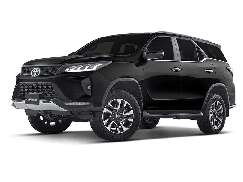 Rent the premium Toyota Fortuner Legender from Dreamz Carz for a luxury SUV experience. Book today! Call Now