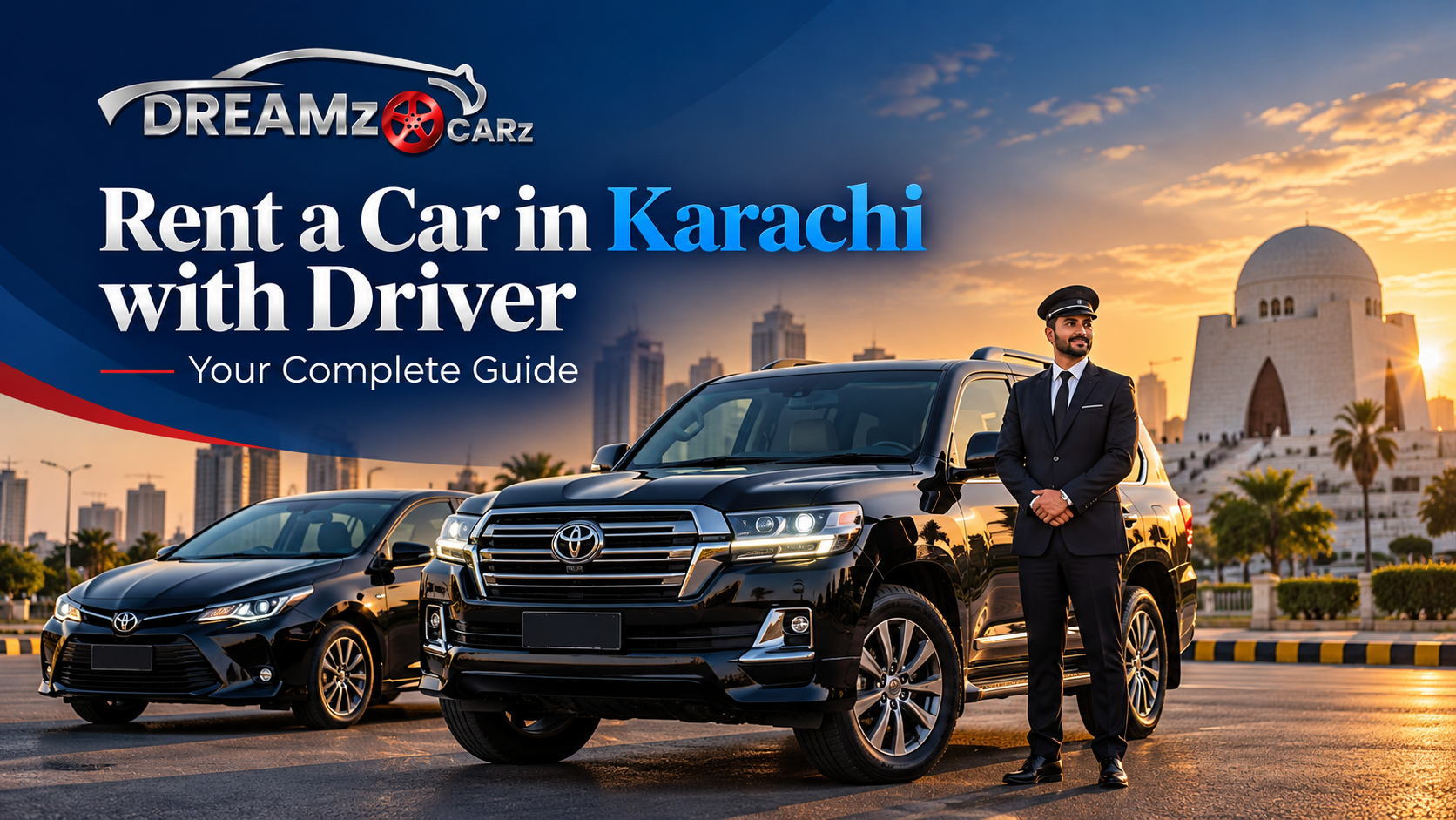 Dreamz Carz chauffeur-driven car rental service in Karachi